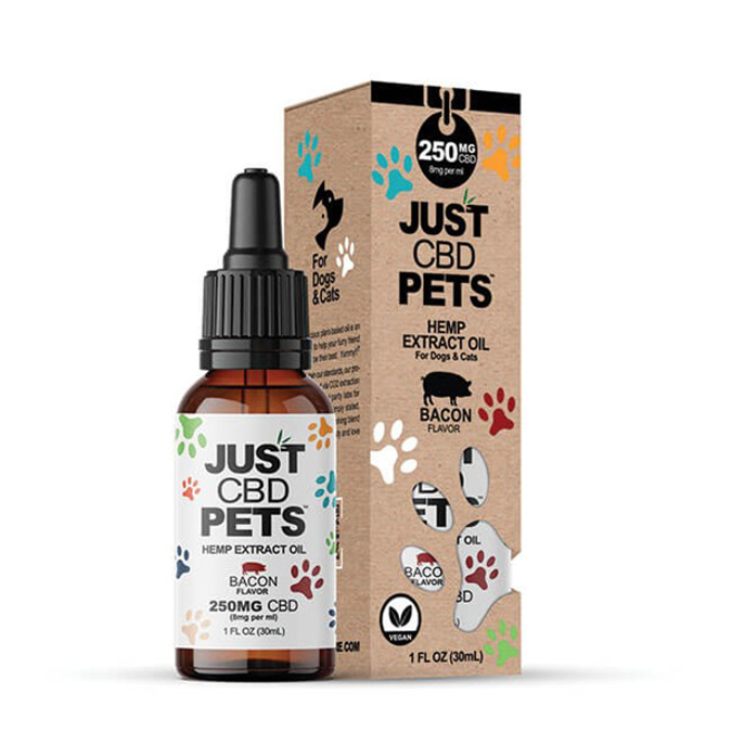 Picture of JUST CBD   DELTA OIL BACON 250MG