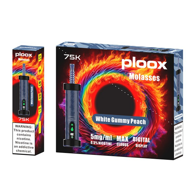 Picture of PLOOX MOLASSES 75K - WHITE GUMMY PEACH