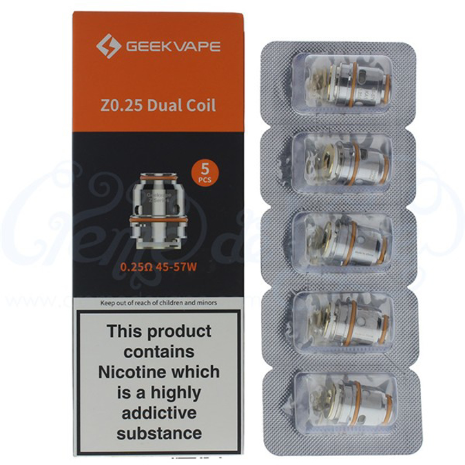 Picture of GEEK VAPE Z0.25 DUAL COIL 45 57 5PC