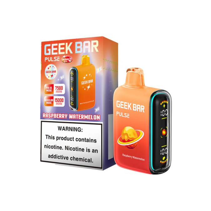 Picture of GEEK BAR 15K PULSE RASPBERRY WATERMELON