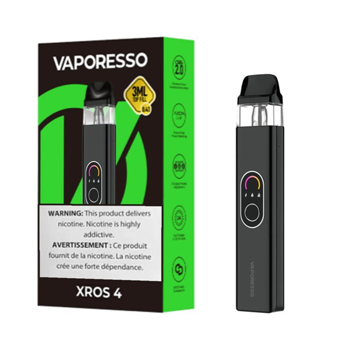 Picture of VAPORESSO XROS 4 BLACK 3ML