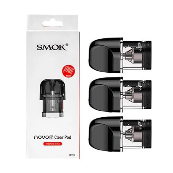 Picture of SMOK NOVO 2 CLEAR POD MESH 0.9 3PC