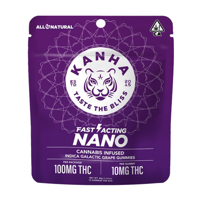 Picture of KANHA TASTE THE BLISS GUMMIES GRAPE