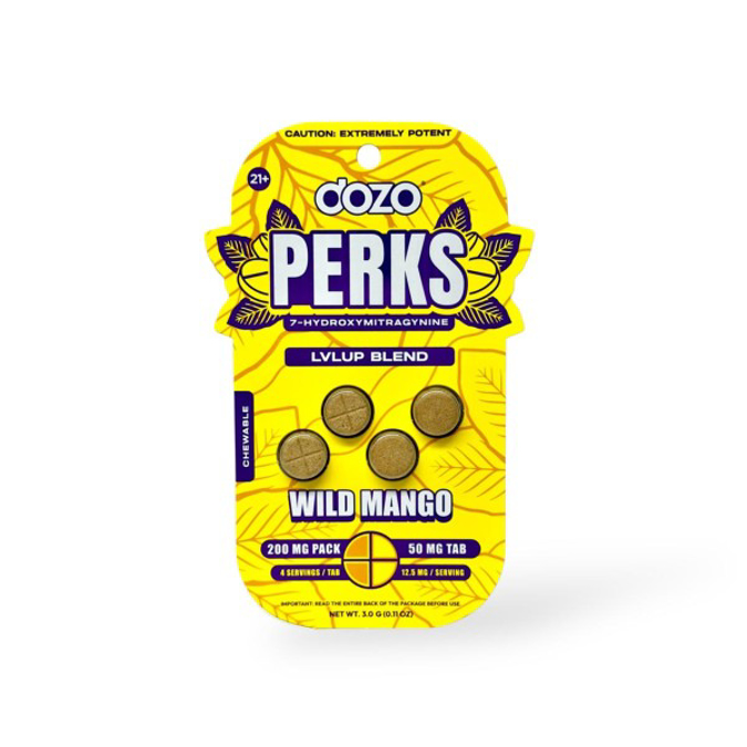 Picture of DOZO PERKS 7OH WILD MANGO 50MGTAB 4CT