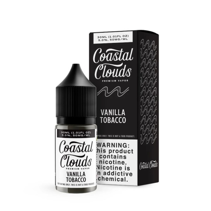 Picture of COASTAL CLOUDS E LIQUID E LIQUIDS 30ML VANILLA TOBACCO   50MG