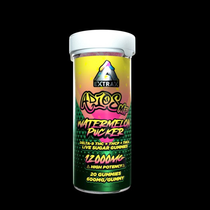 Picture of ADIOS MF 12000MG 20CT D9 THCP WATERMELON PUCKER