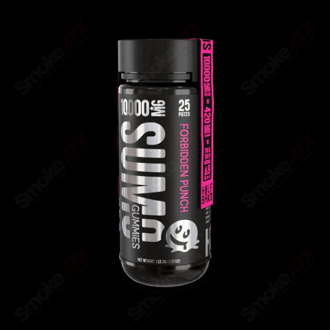 Picture of HALF BAKD SUMO GUMM THCAPD8 GUMMIES 10000MG 25CTJAR FORBIDDEN  PUNCH