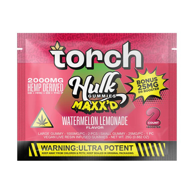 Picture of TORCH HULK MAXX''''''''D 2000MG 20PK WATERMELON LEMONADE