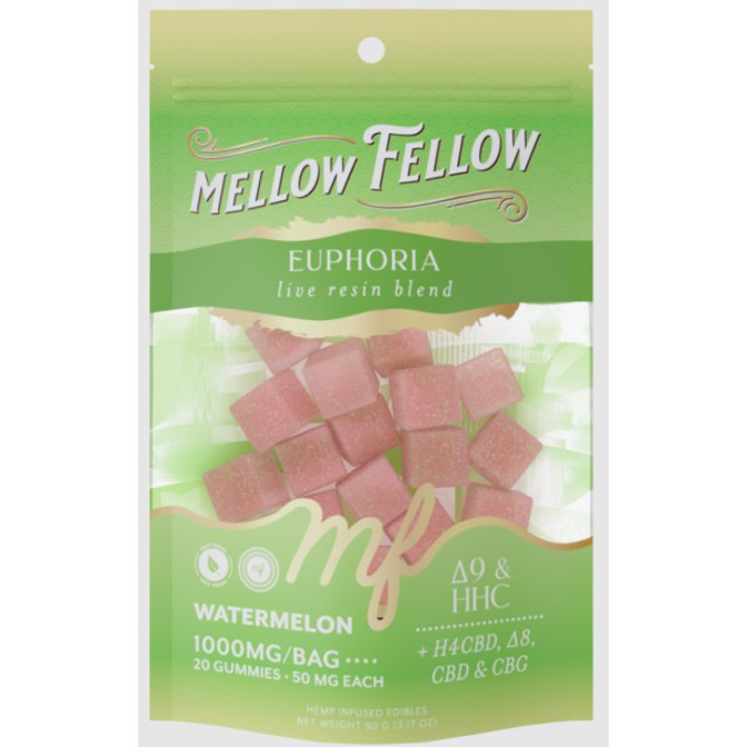 Picture of MELLOW FELLOW EUPHORIA WATERMELON 20CT 1000MG