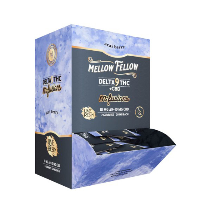 Picture of MELLOW FELLOW   LIVE RESIN   M FUSION EDIBLES   400MG   D9   ACAI