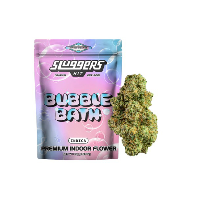 Picture of SLUGGERS HIT 3.5G FLOWER 12PK - BUBBLE BATH (INDICA)