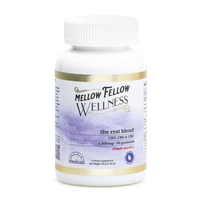 Picture of MELLOW FELLOW WELLNESS THE REST BLEND 1500MG 30 CT TROPIC MEDLEY