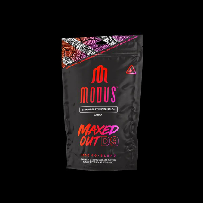Picture of MODUS MAXED OUT D9 5PK 20CT STRAWBERRY WATERMELON
