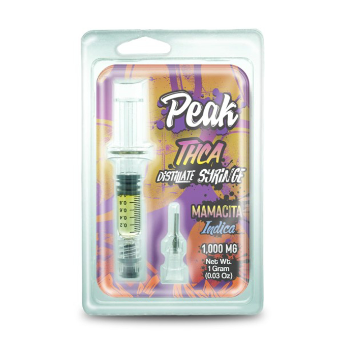 Picture of PEAK - THCA 1gm DISTILLATE SYRINGE - MAMACITA (INDICA)