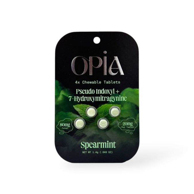 Picture of OPIA 7 HYDROXY PSEUDO INDOXYL SPEARMINT TABLET 20MG