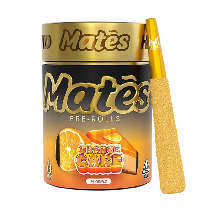 Picture of MUHA MATES PRE ROLLS 5CT JAR  ORANGE CAKE