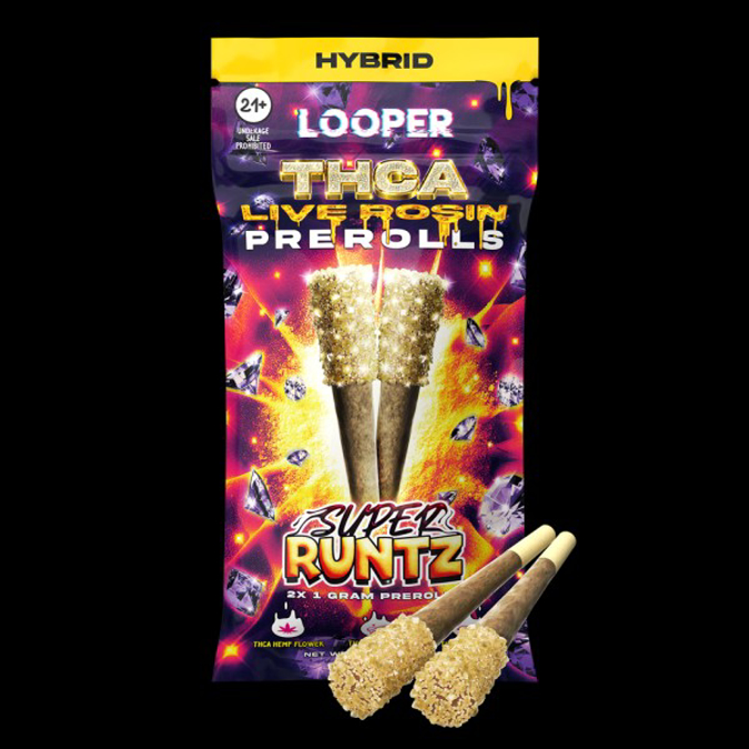 Picture of LOOPER THCA PREROLL SUPER RUNTZ HYBRID