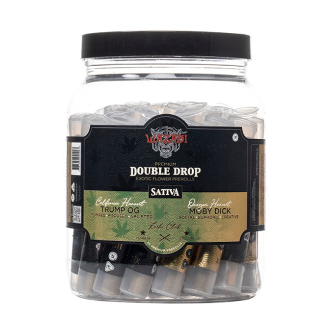 Picture of WAZABI DOUBLE DROP TRUMP OG  MOBY DICK CALIFORNIA VS OREGON 30PK