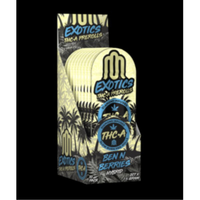 Picture of MODUS EXOTICS THCA PREROLLS BEN N BERRIES 10PK