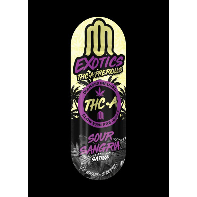 Picture of MODUS EXOTICS THCA PREROLLS SOUR SANGRIA SATIVA 10PK