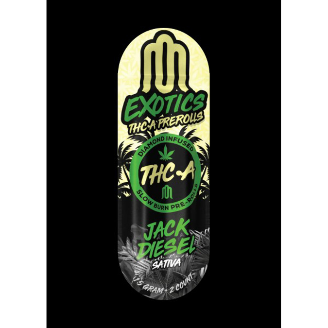 Picture of MODUS EXOTICS THCA PREROLLS JACK DIESEL 10PK