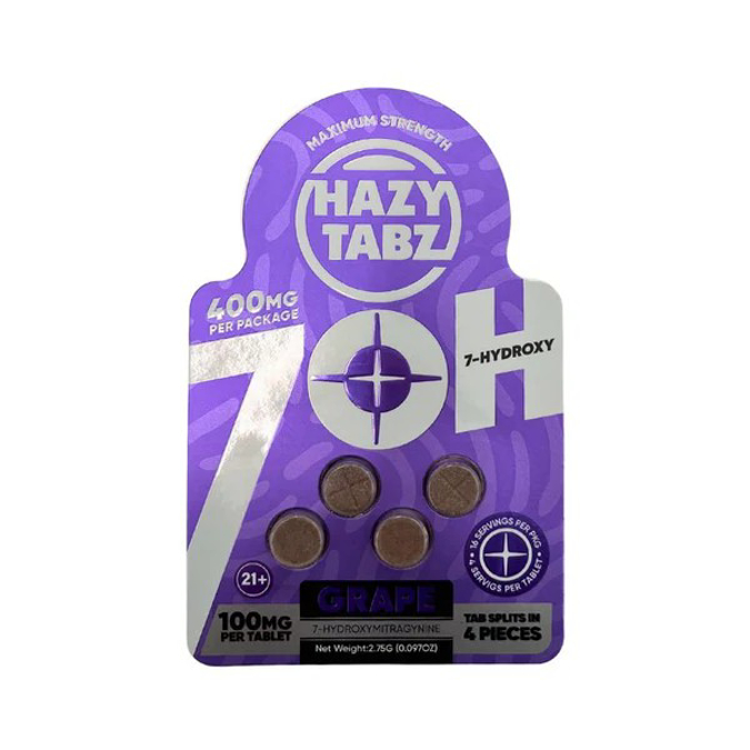 Picture of HAZY TABZ 7 HYDRPXY 400MG 10CT - GRAPE
