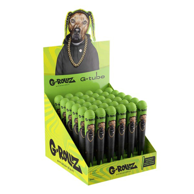 Picture of G ROLLZ PETS ROCK  RAP GREEN 24CT