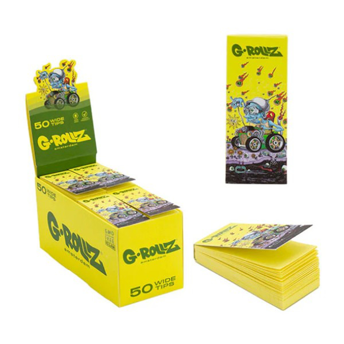 Picture of G ROLLZ DUNKESS HOTROD GUY YELLOW FILTER 24 CT