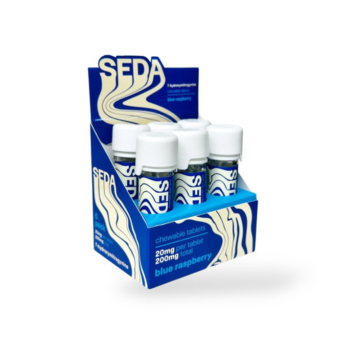 Picture of SEDA 7 HYDROXY 20MG BLUE RASPBERRY 10TABS