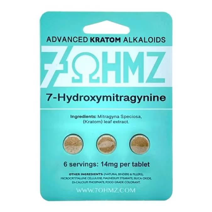 Picture of 7 OHMZ KRATOM ALKALOIDS 3TAB