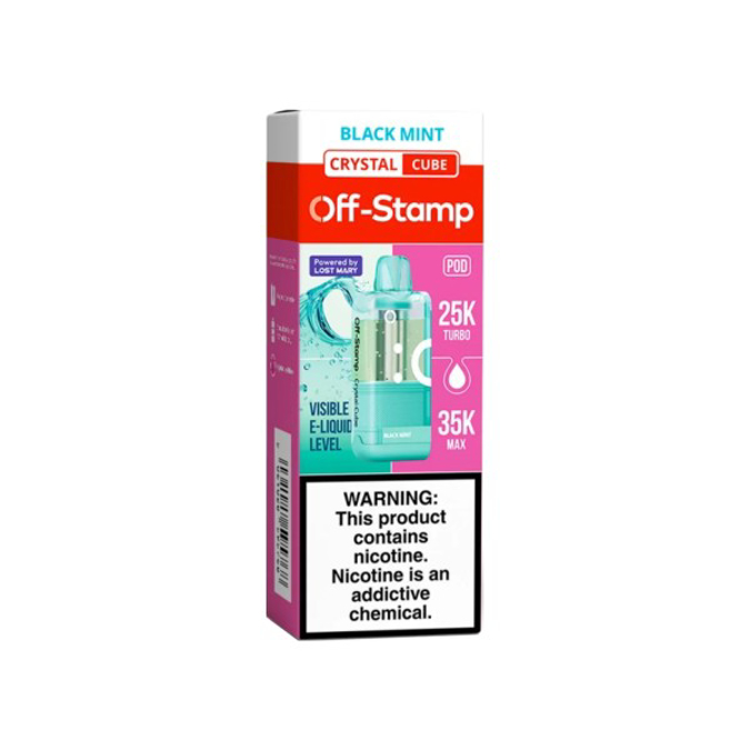 Picture of OFF STAMP CRYSTAL POD 35K - BLACK MINT
