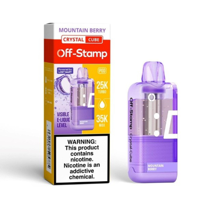 Picture of OFF STAMP CRYSTAL POD 35K - MOUNTAIN BERRY