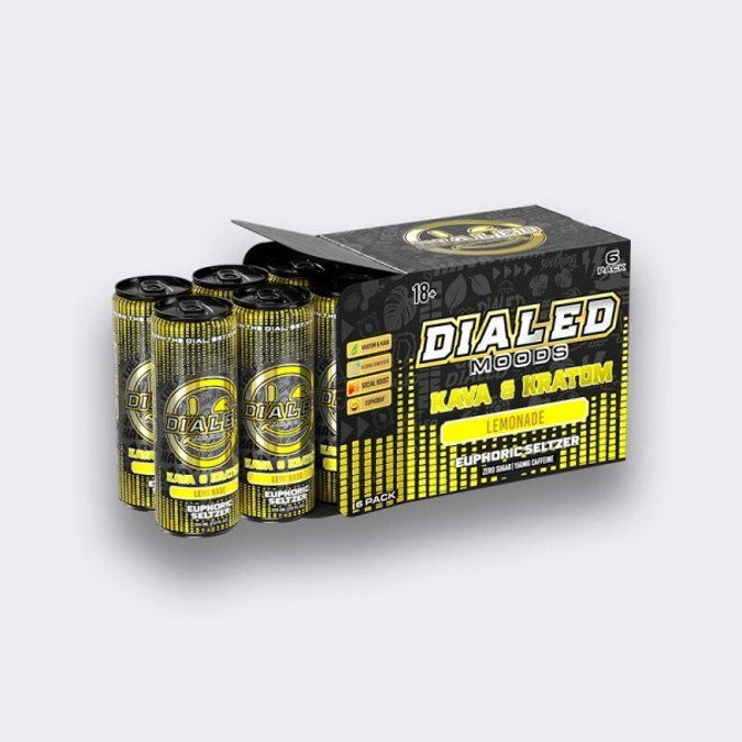 Picture of DIALED MOODS KAVA KRATOM LEMONADE 355ML