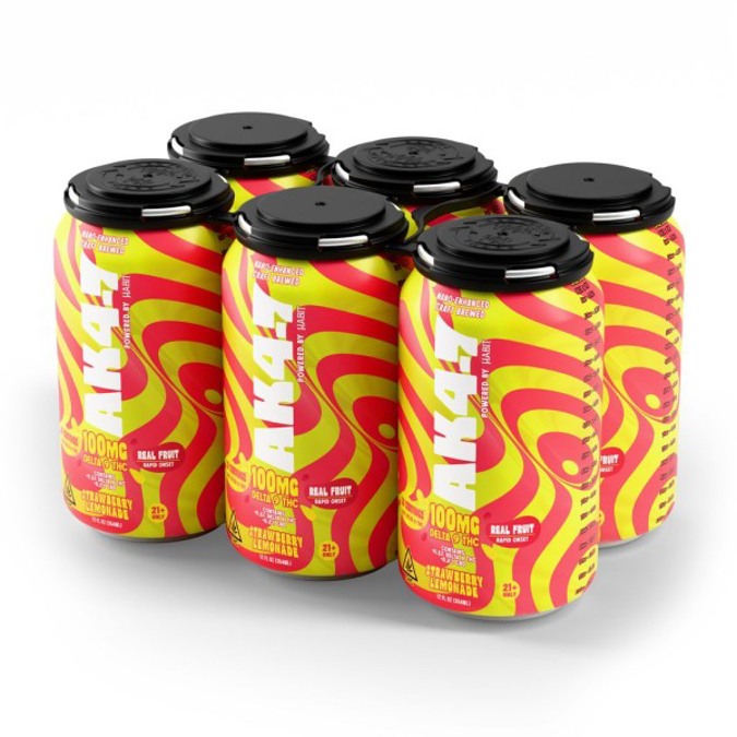 Picture of AK4-7 SODA 100MG D9 THC - STRAWBERRY LEMONADE