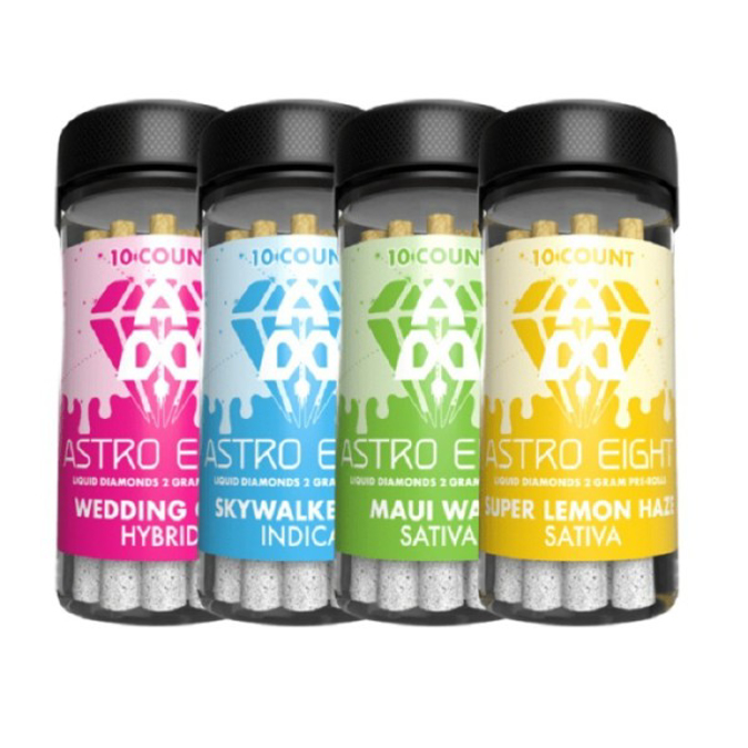 Picture of ASTRO EIGHT LIQUID DIAMONDS 2G TANGIE BLAST OFF SATIVA