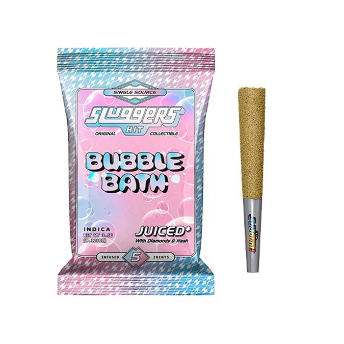 Picture of SLUGGERS HIT JUICED 0.7G INFUSED JOINTS 5PK - BUBBLE BATH (INDICA)
