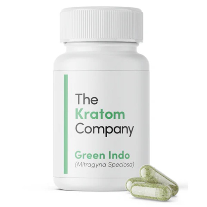 Picture of THE KRATOM COMPANY GREEN INDO 500CAPS