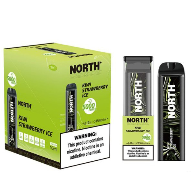 Picture of NORTH 5K 0 NICOTINE KIWI STRAWBERRY ICE