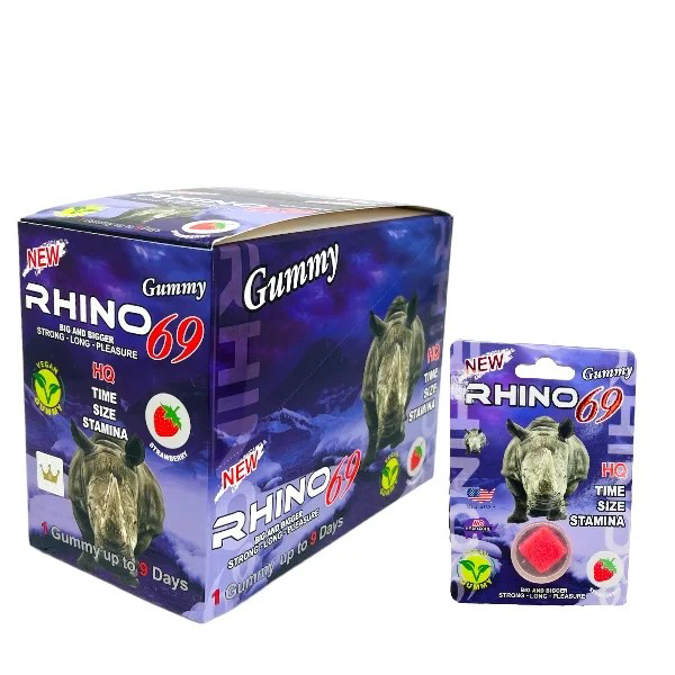 Picture of RHINO 69 GUMMIES PURPLE BOX 24CT