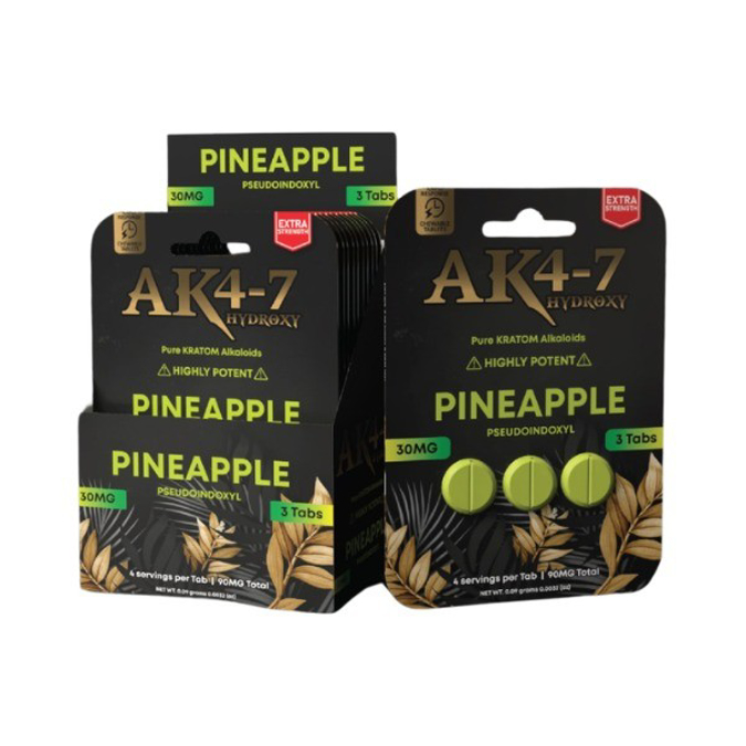 Picture of AK4-7 HYDROXY PSEUDOINDOXYL 30MG 3CT - PINEAPPLE