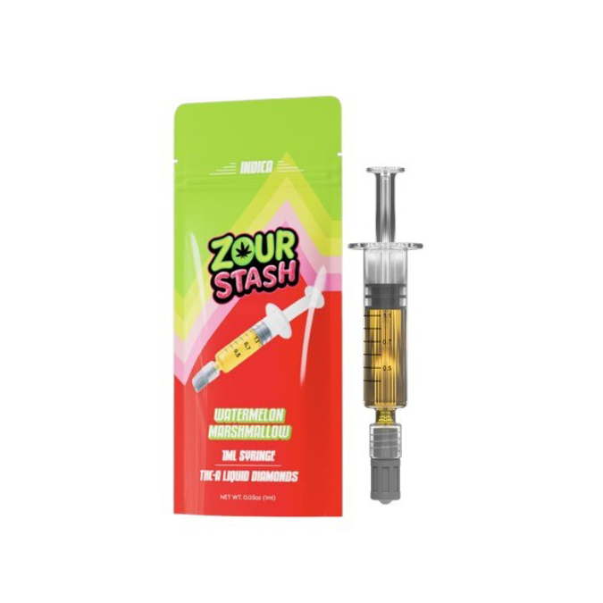Picture of ZOUR STASH 1ML SYRINGE - WATERMELON MARSHMALLOW