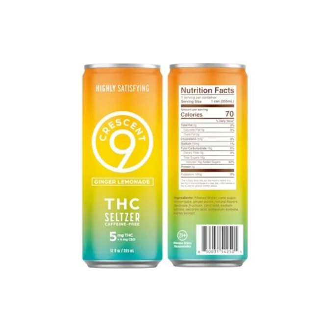 Picture of CRESENT 9 THC GINGER LEMONADE