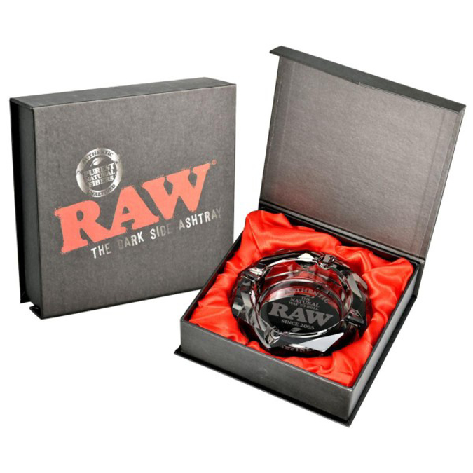 Picture of RAW GLASS ASHTRAY DARKSIDE