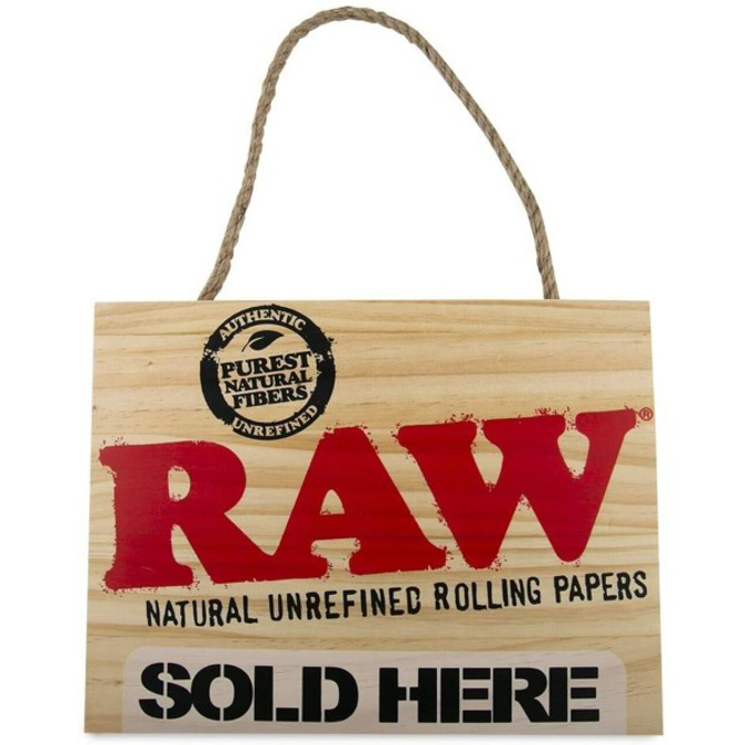 Picture of RAW SOLD SIGN WOOD SIGN