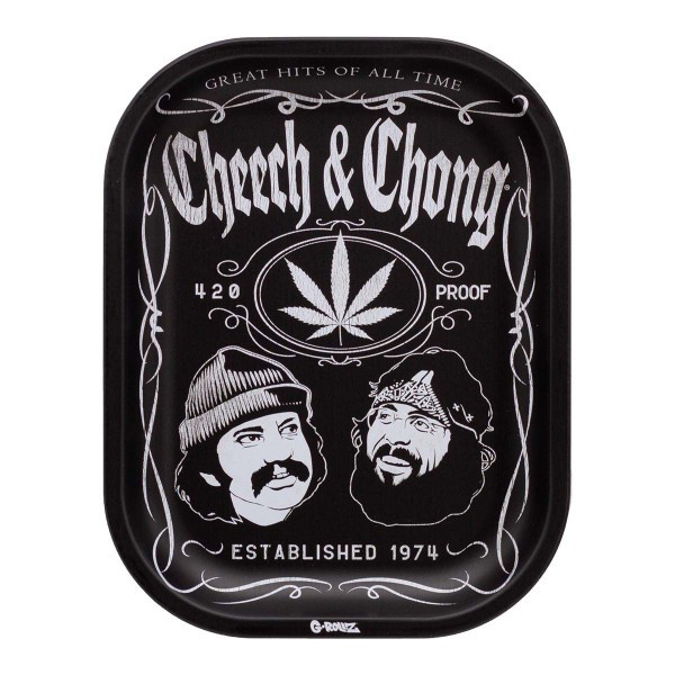 Picture of G ROLLZ SMALL TRAY CHEECH AAND CHONG  BADGE SMALL