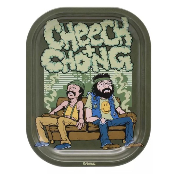 Picture of G ROLLZ SMALL TRAY CHEECH AND CHONG IN DA CHAUR BLUE